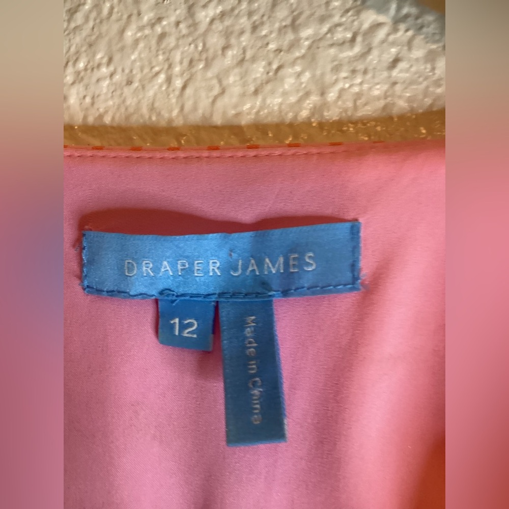 Draper James Reba Gingham Seersucker Wrap Dress - Size 12 - Picture 5 of 9